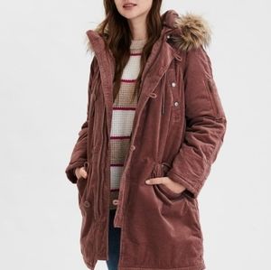 American Eagle Corduroy Parka